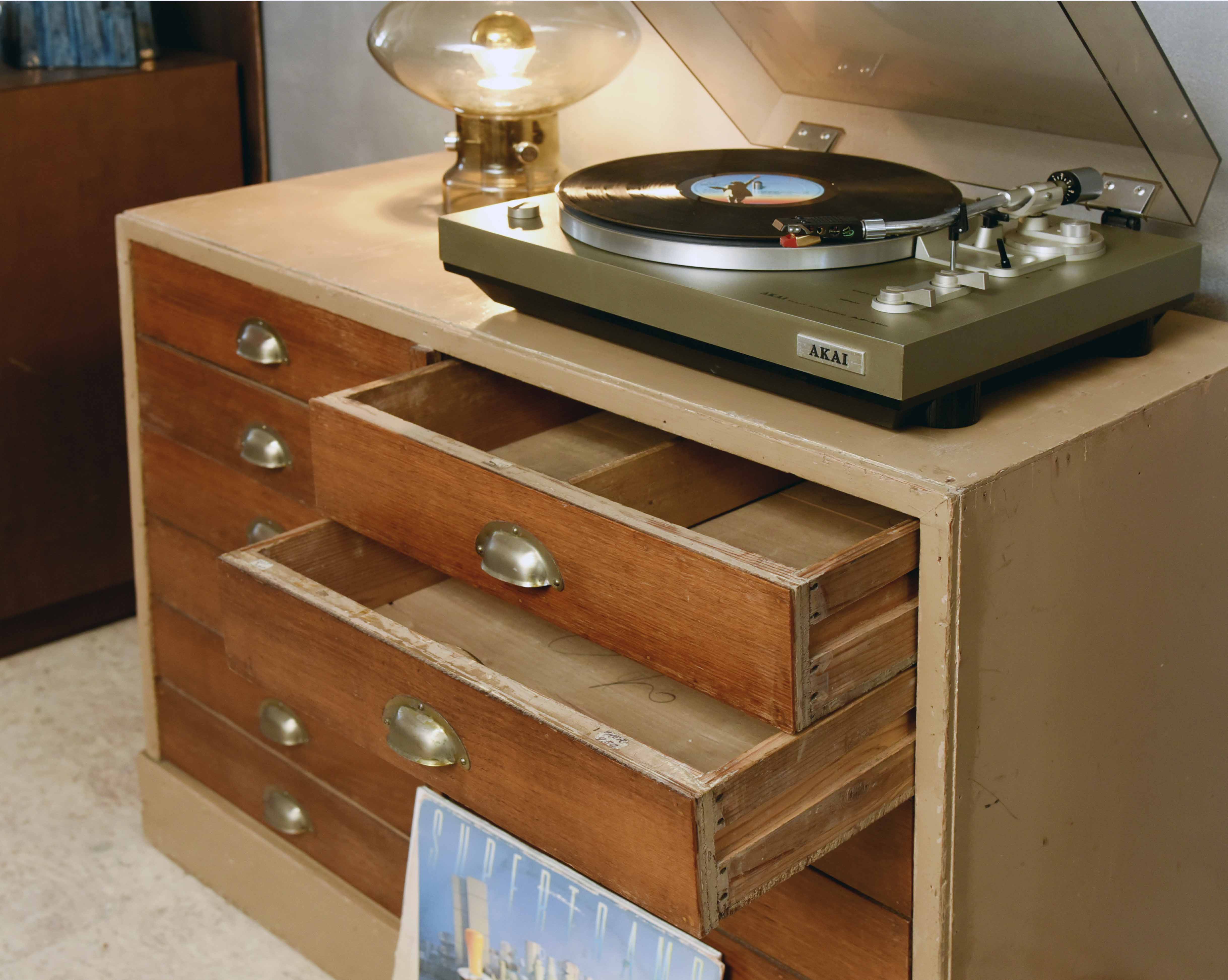 Vintage Ladekast met 12 Lades