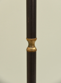 Vintage Staande Schemerlamp met Originele Lampenkap