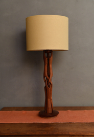 Vintage XL teak Lamp – Jaren '60 Deens Design