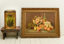 Vintage schilderij stilleven