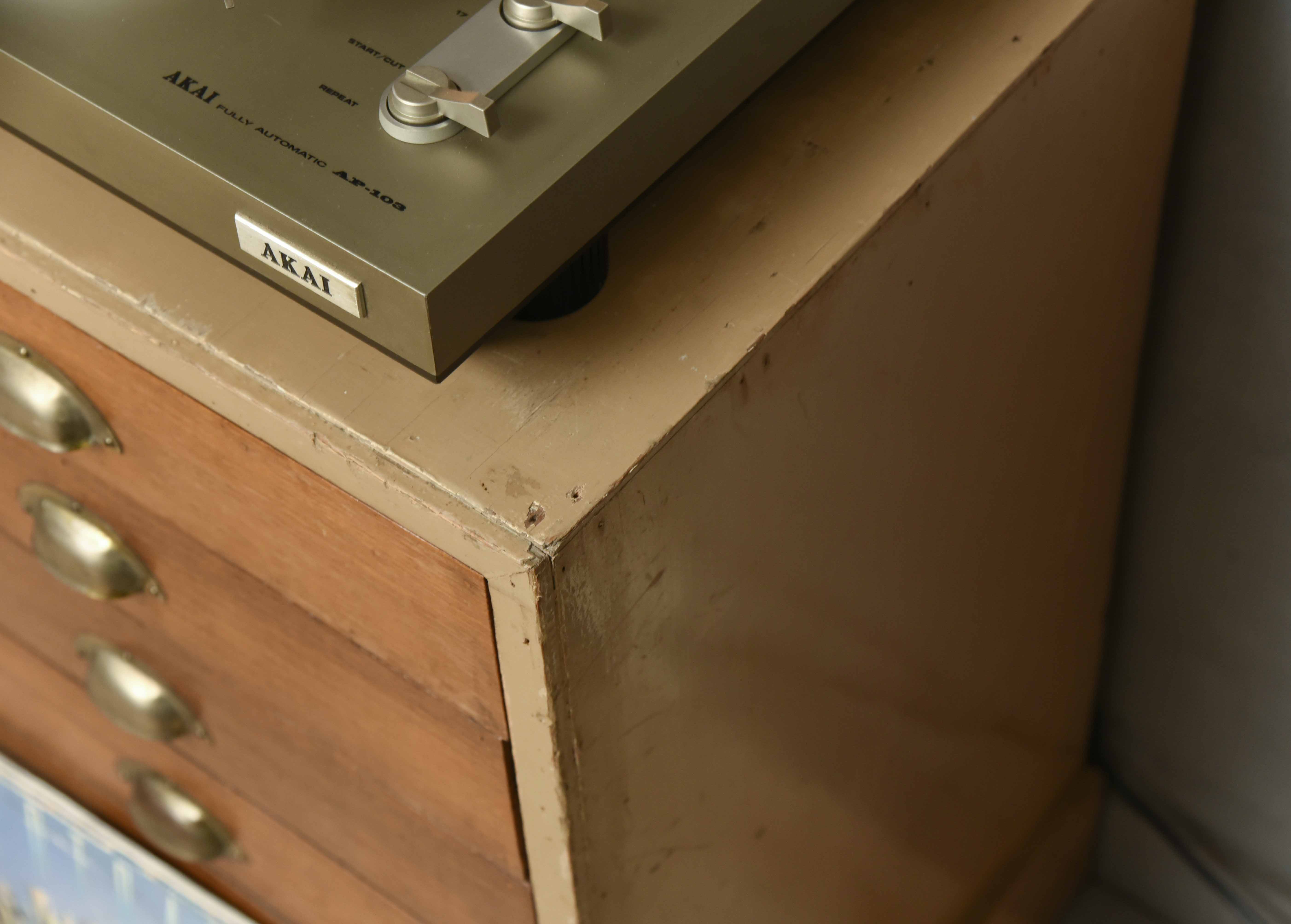 Vintage Ladekast met 12 Lades