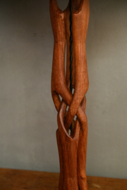 Vintage XL teak Lamp – Jaren '60 Deens Design