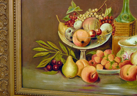 Vintage schilderij stilleven