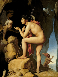 Ingres, Oedipus en de sfinx