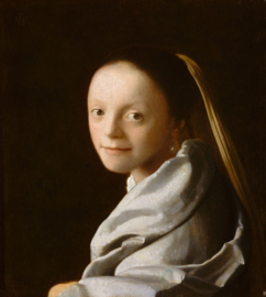 Vermeer, Portret van een jonge vrouw (meisjeskopje)