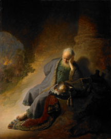 Rembrandt, Jeremia treurend over de verwoesting van Jerusalem