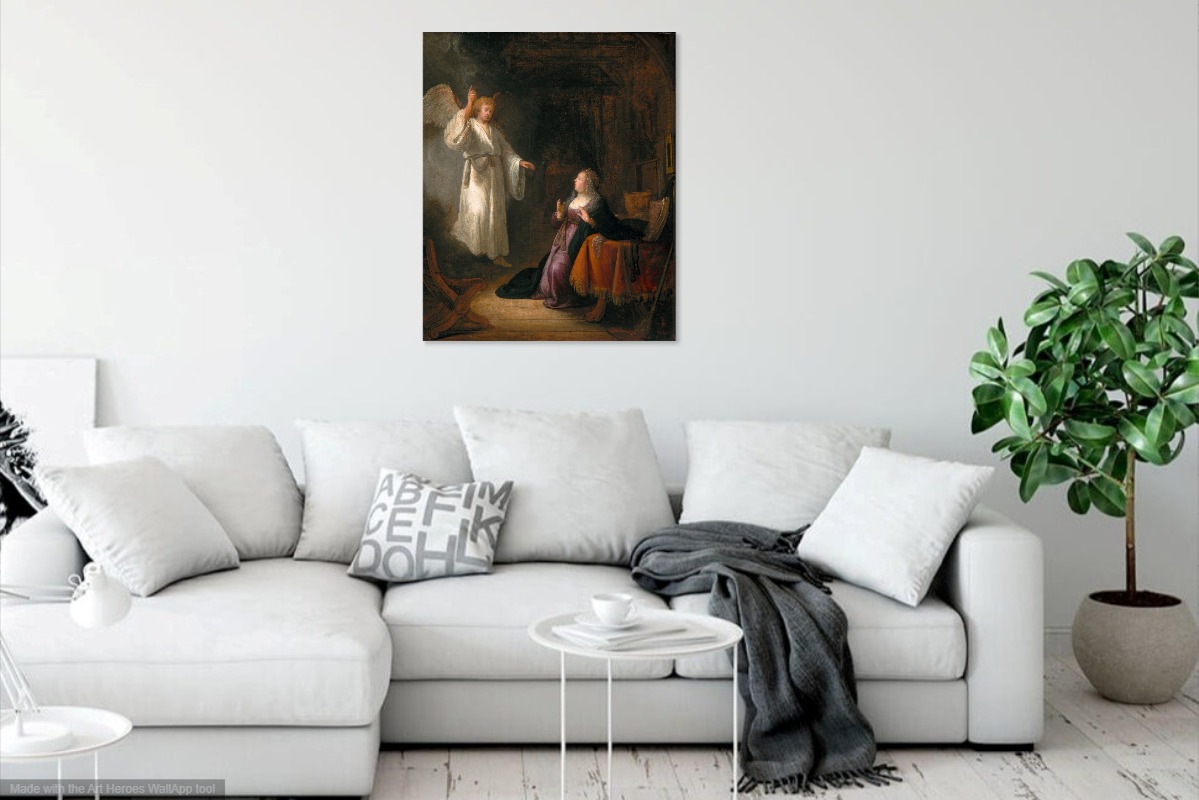 Rembrandt, De aankondiging