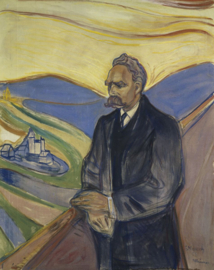 Munch, Portret van Friedrich Nietzsche