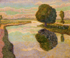 Toorop (Jan), Landschap met vaart (de kastanjeboom)