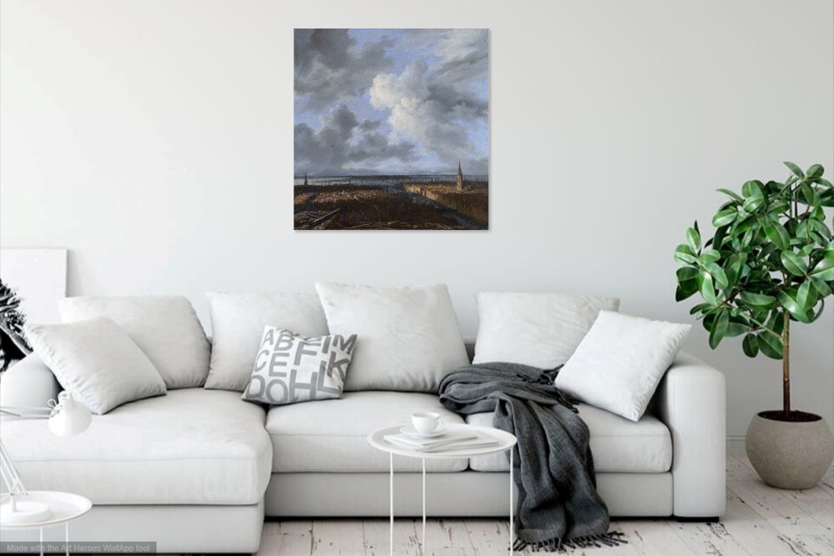 Van Ruisdael, Zicht op Amsterdam 2