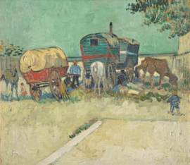 Van Gogh, Zigeuners met woonwagens