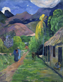 Gauguin, Straat in Tahiti
