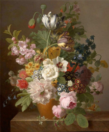Van Dael, Bloemen in een aardewerken pot
