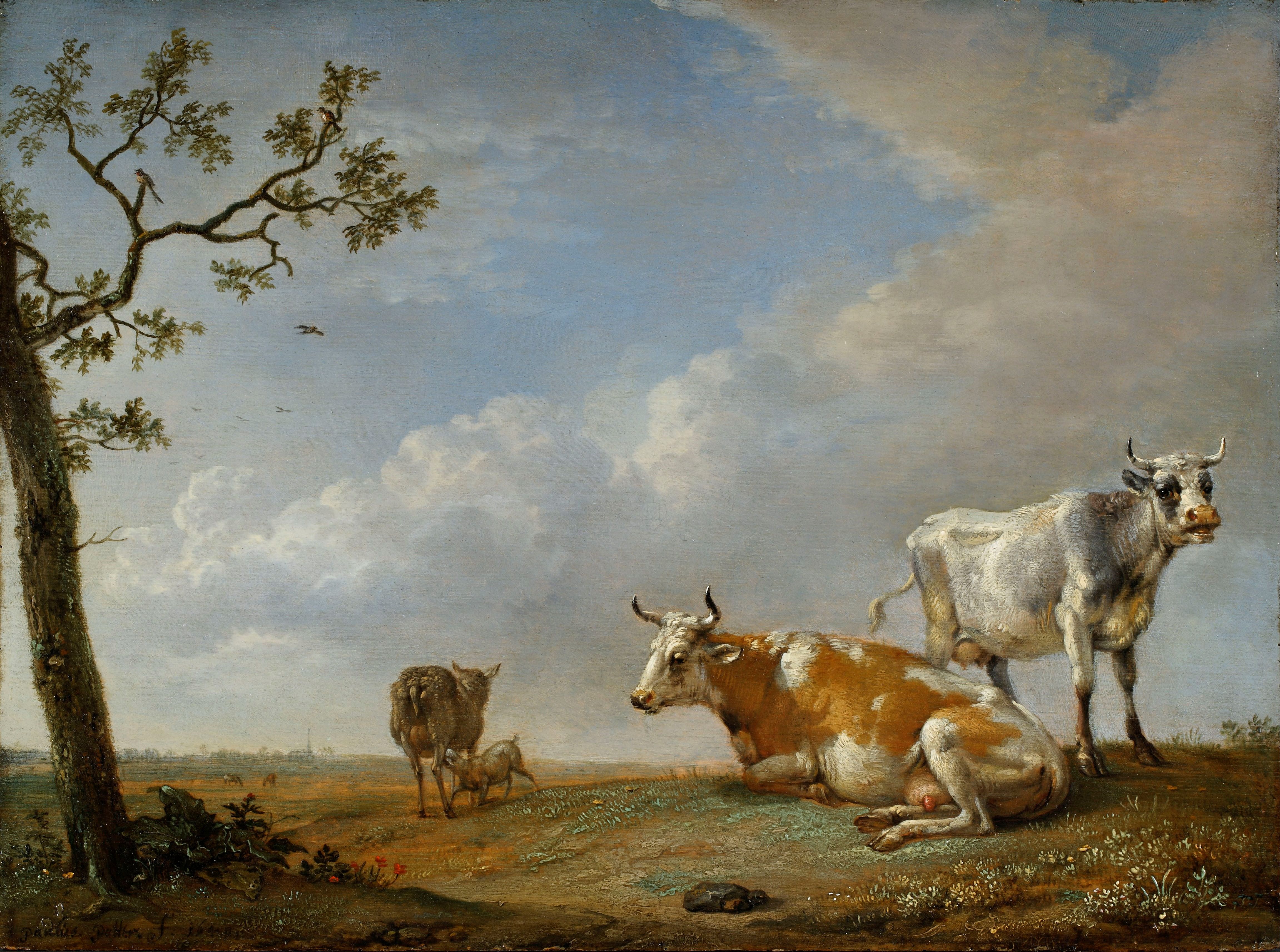 Potter, Rustende dieren op de weide