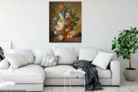 Van Dael, Stilleven met rozen en andere bloemen