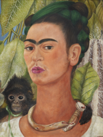 Kahlo, Zelfportret met aap