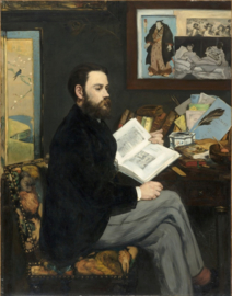 Manet, Portret van Emile Zola