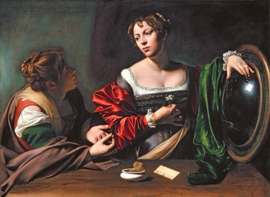 Caravaggio, Martha en Maria Magdalena