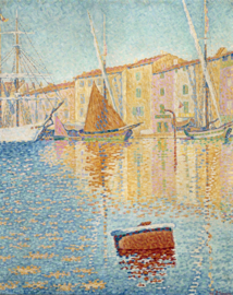 Signac, De rode boei, de haven van Saint-Tropez