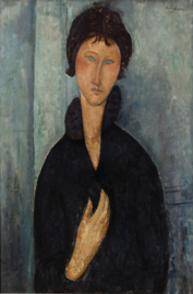 Modigliani, Vrouw met blauwe ogen