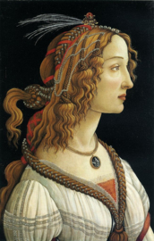 Botticelli, Portret van een jonge vrouw