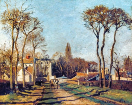 Pissarro, Ingang van het dorp Voisins