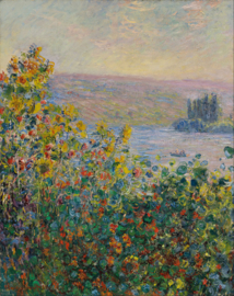 Monet, Bloembedden in Vetheuil