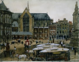 Breitner, Gezicht op De Dam in Amsterdam