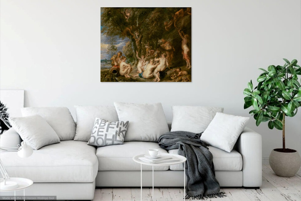 Rubens, Nimfen en saters