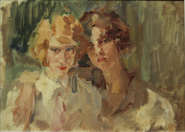 I. Israëls, Twee meisjes