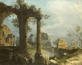 Canaletto, Een capriccio met ruïnes