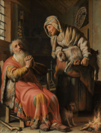 Rembrandt, Tobit en Anna met het bokje