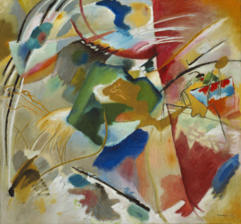 Kandinsky, Schilderij met groen centrum