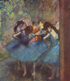 Degas, De blauwe danseressen
