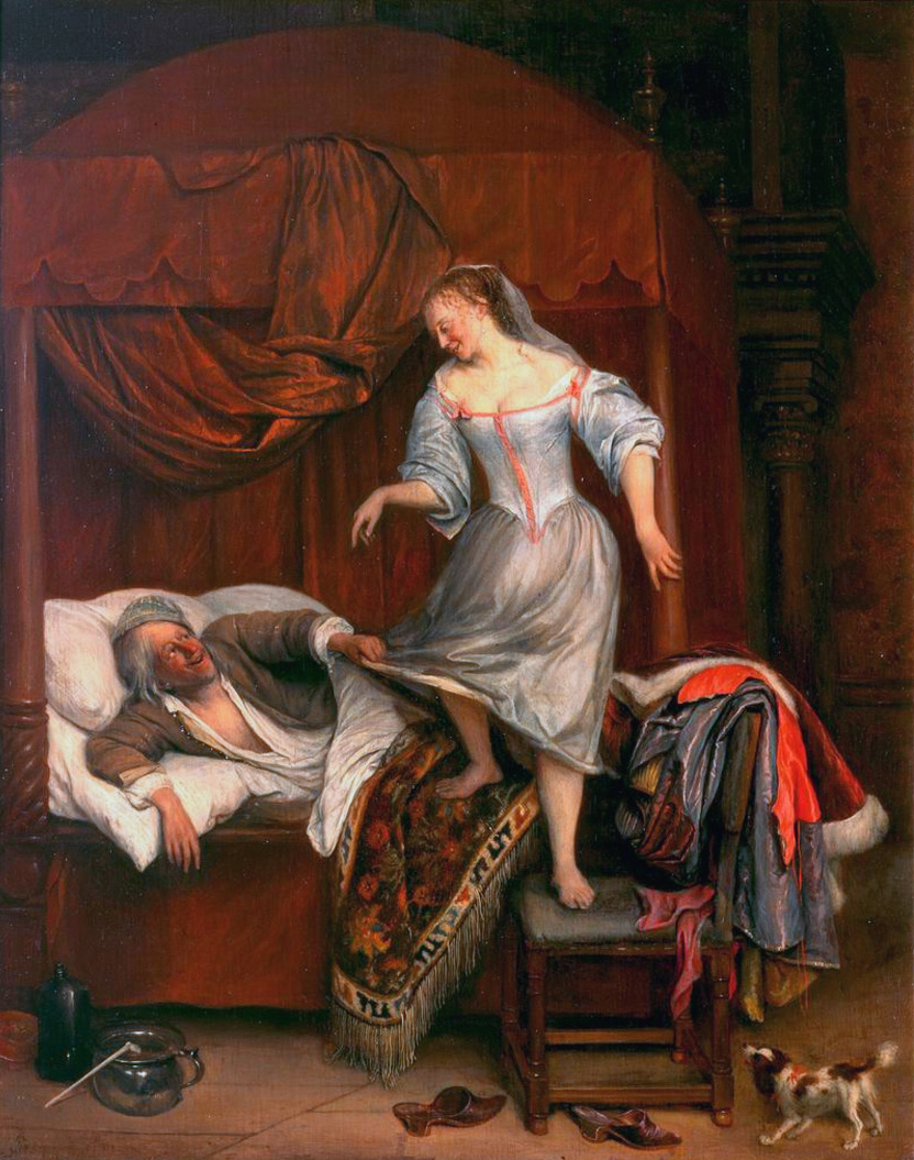 Steen, Paar in de slaapkamer