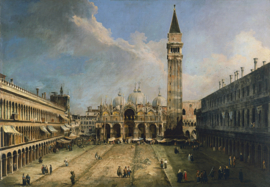 Canaletto, Het San Marco plein in Venetië