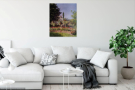 Monet, Bloeiende tuin in Sainte-Adresse