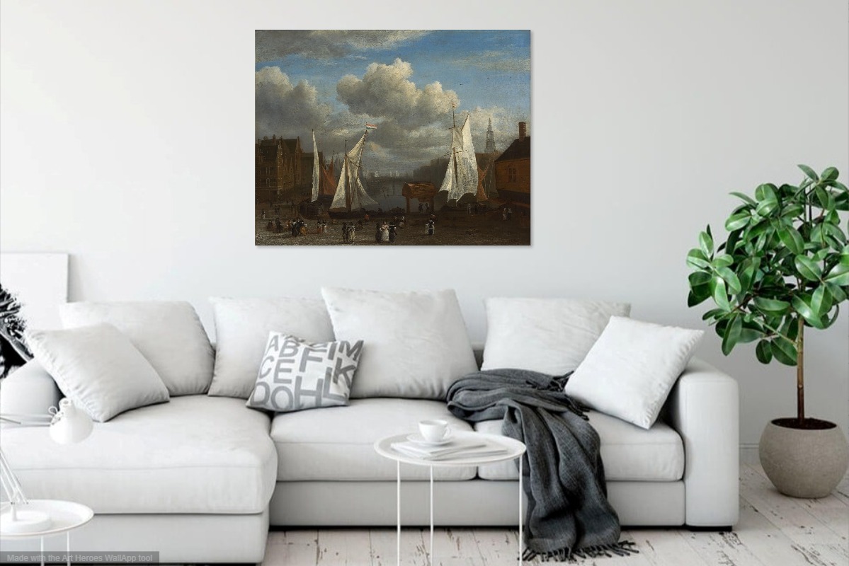 Van Ruisdael, Gezicht op het Damrak