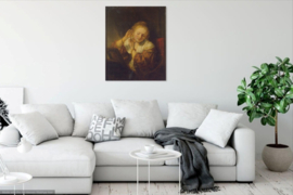 Rembrandt, Courtisane voor de spiegel