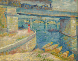 Van Gogh, Bruggen over de Seine bij Asnieres