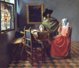Vermeer, Het glas wijn