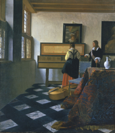 Vermeer, Dame aan het virginaal