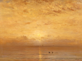 Mesdag, Zonsondergang met garnalenvissers