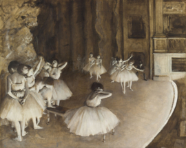 Degas, De repetitie op het podium 2