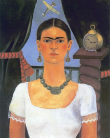 Kahlo, Zelfportret, de tijd vliegt