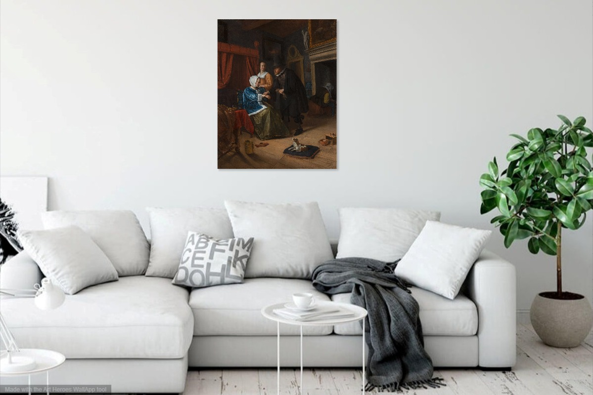 Steen, Het zieke meisje