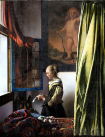 Vermeer, Brieflezend meisje bij het venster