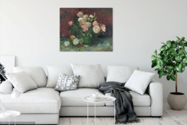 Van Gogh, Vaas met pioenen en rozen