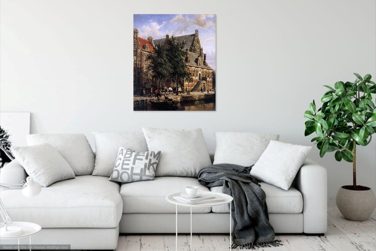 Springer, De oude Waag en de Westerkerk, Amsterdam