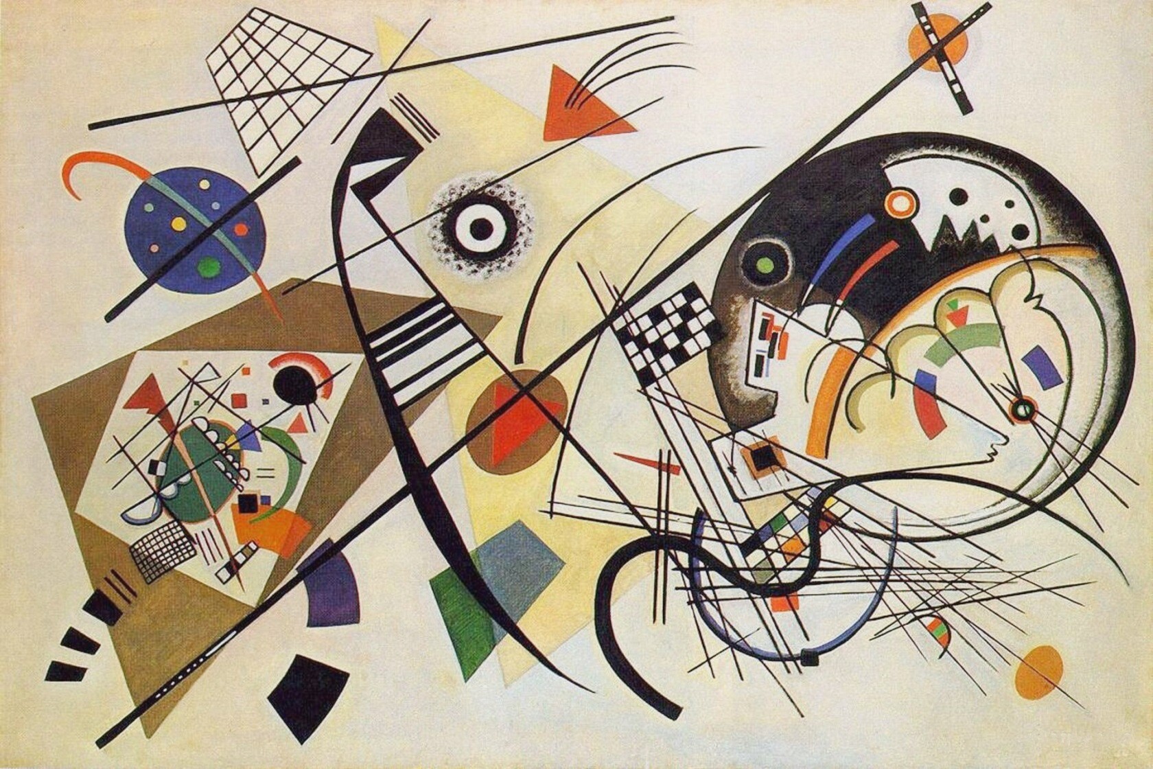 Kandinsky, Transversale lijn